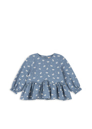 Konges Sløjd A/S Bluser - Vævet boucle blue