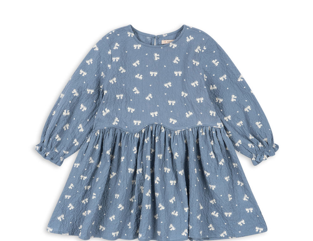 Konges Sløjd A/S WOVEN DRESSES boucle blue
