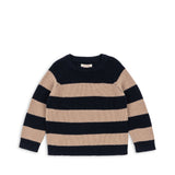 Konges Sløjd A/S Bluser - Strik blue stripe