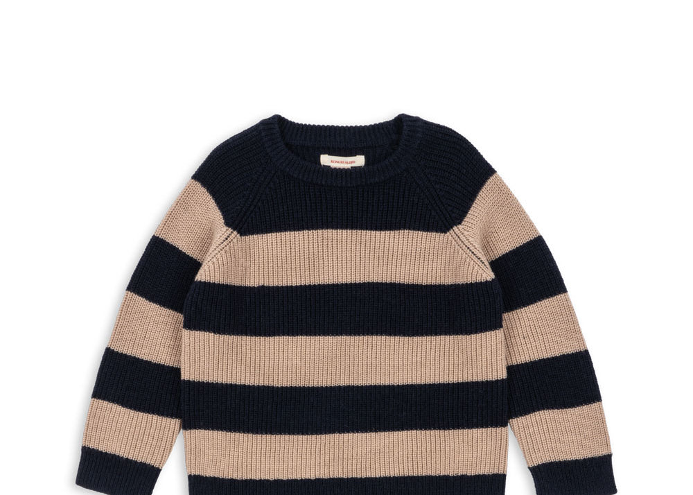Konges Sløjd A/S Bluser - Strik blue stripe