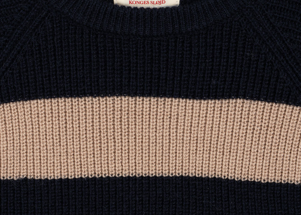 Konges Sløjd A/S Bluser - Strik blue stripe