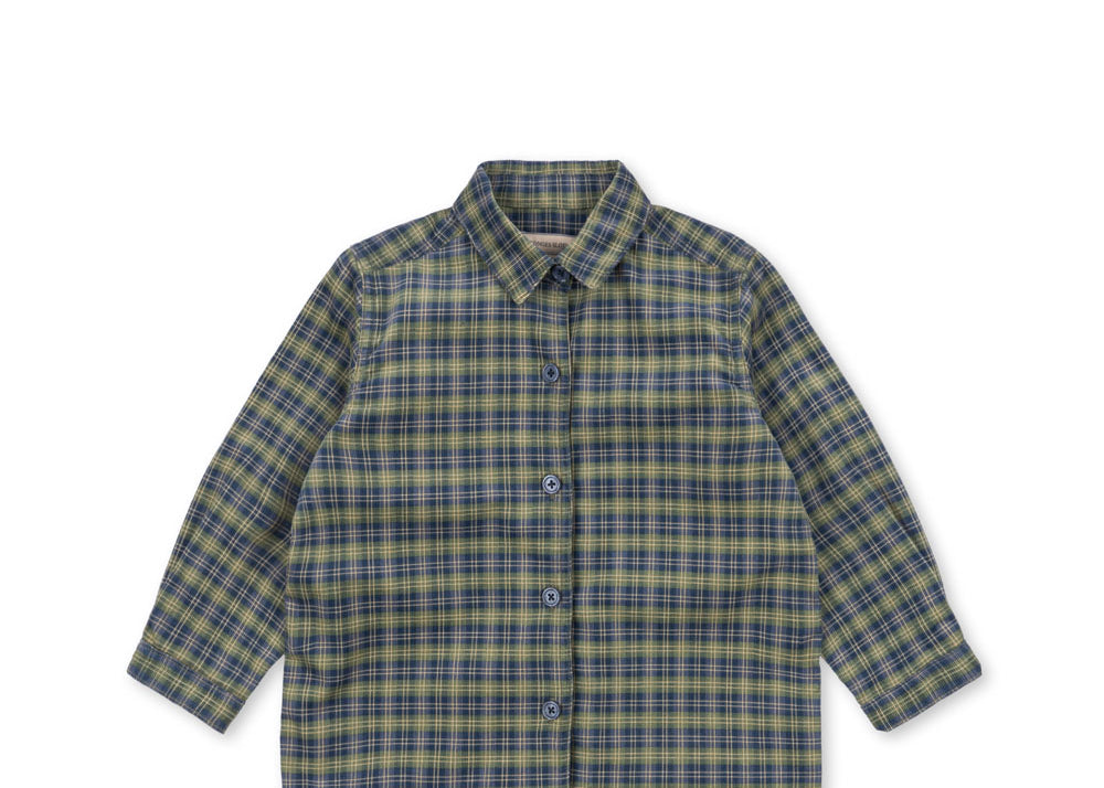 Konges Sløjd A/S Bluser - Vævet laurel blue check