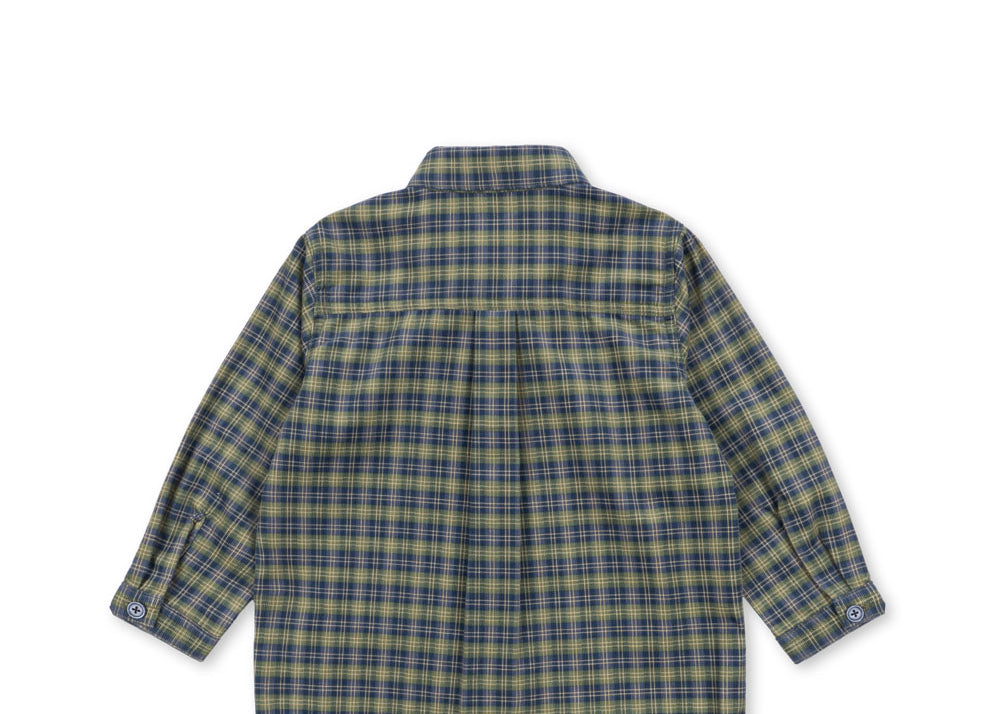 Konges Sløjd A/S Bluser - Vævet laurel blue check