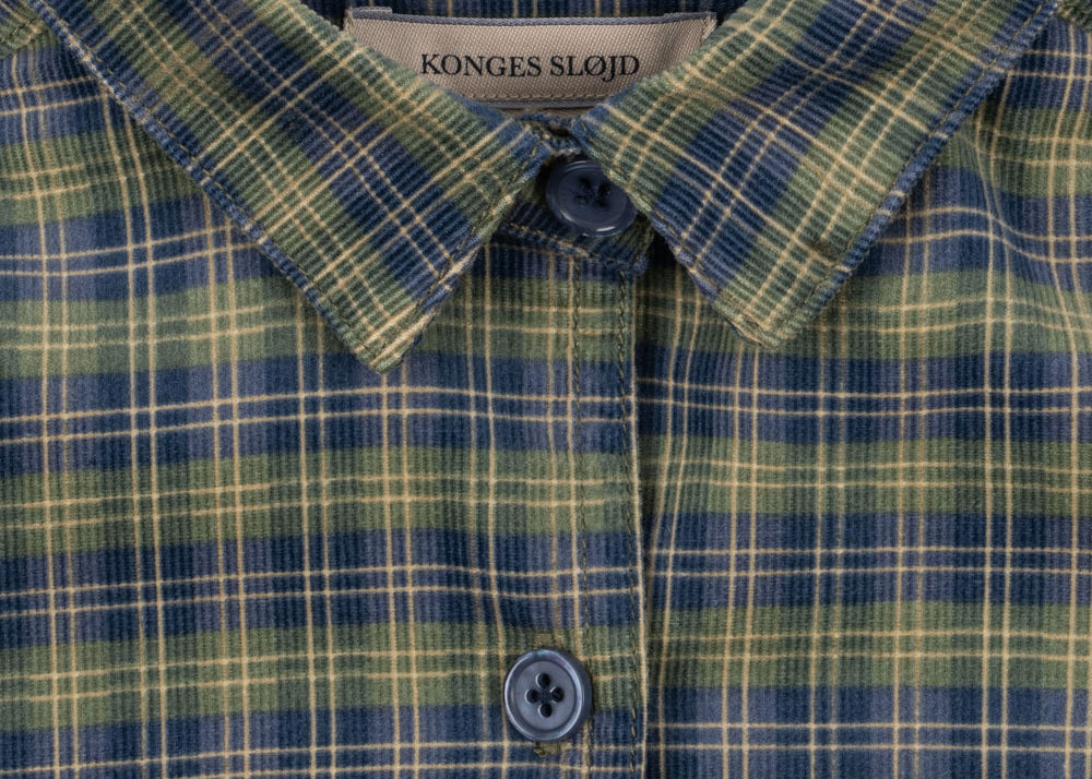 Konges Sløjd A/S Bluser - Vævet laurel blue check
