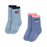 Konges Sløjd A/S Sokker blue fog/purple impression