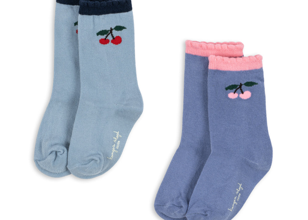 Konges Sløjd A/S Sokker blue fog/purple impression