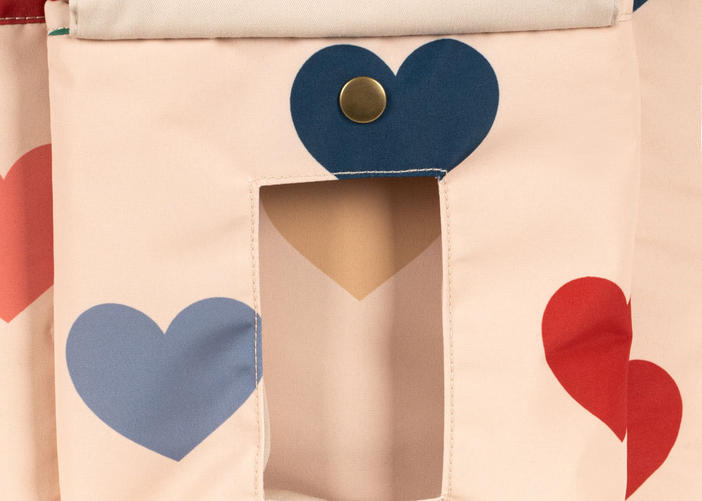 Konges Sløjd A/S Pusletasker bon coeur coloré