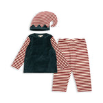 Konges Sløjd A/S Kostumer greener pastures/red dahlia stripe