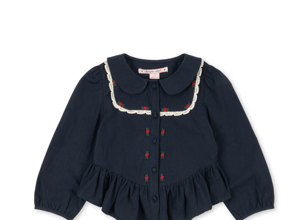 Konges Sløjd A/S Bluser - Vævet dark navy