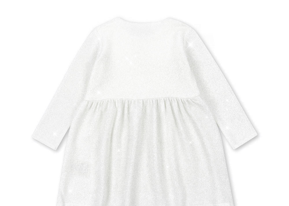 Konges Sløjd A/S Kjoler - Jersey white glitter