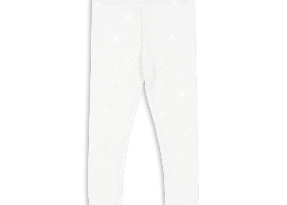 Konges Sløjd A/S Bukser - Jersey white glitter