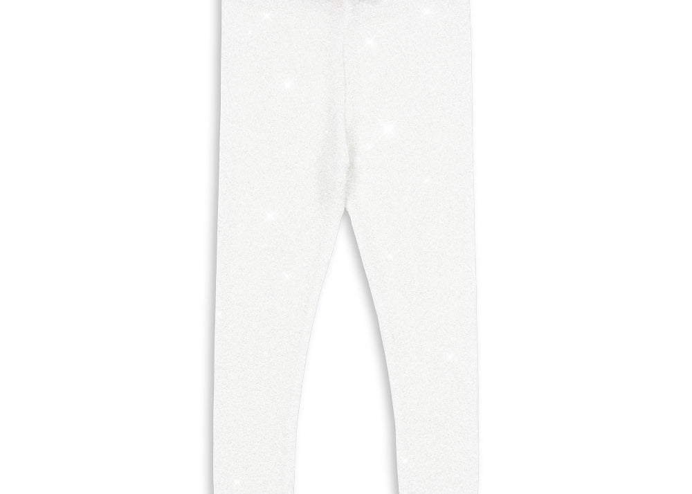 Konges Sløjd A/S Bukser - Jersey white glitter