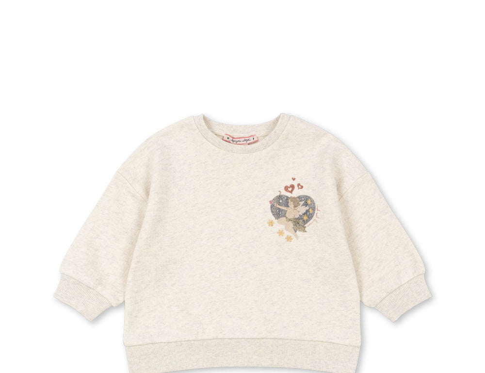 Konges Sløjd A/S JERSEY BLOUSES off white melange