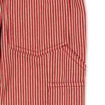 Konges Sløjd A/S Bukser - Vævet milk rouge stripe