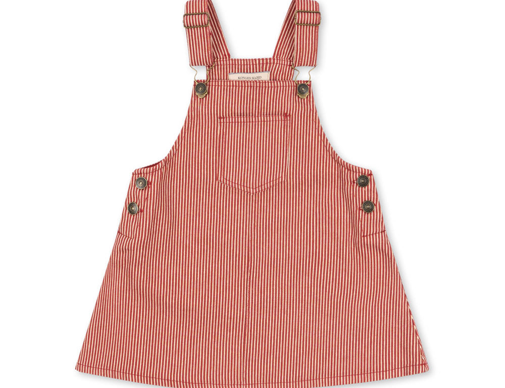 Konges Sløjd A/S WOVEN DRESSES milk rouge stripe