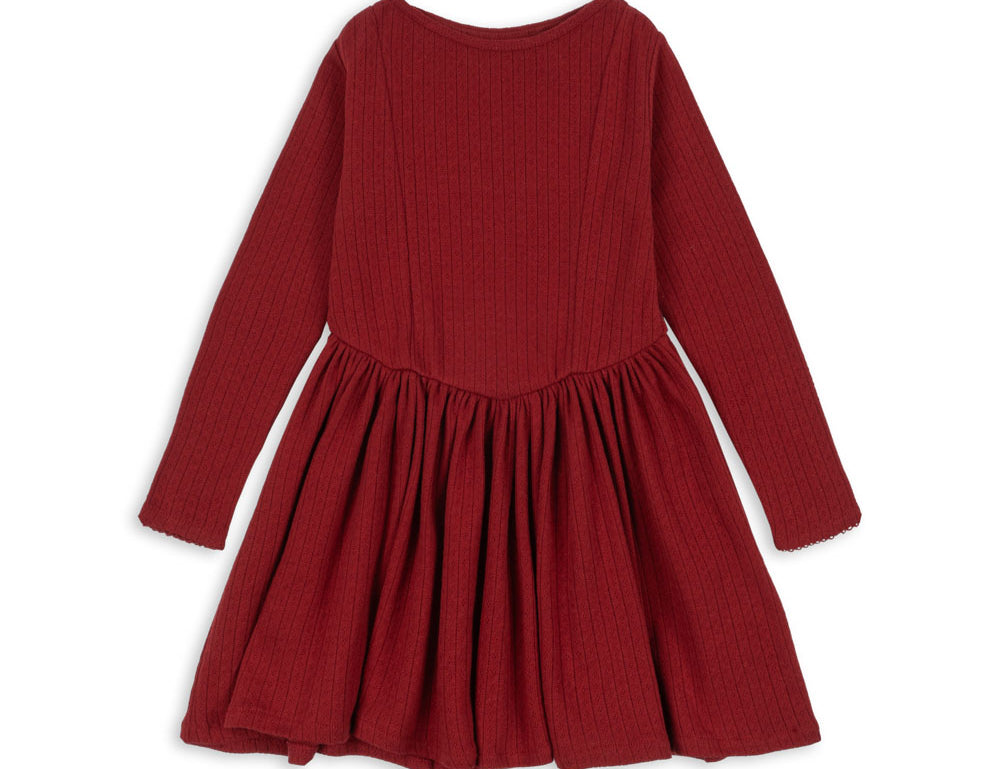 Konges Sløjd A/S JERSEY DRESSES red dahlia