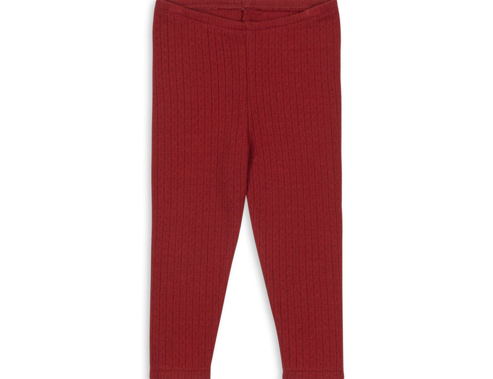 Konges Sløjd A/S JERSEY PANTS red dahlia
