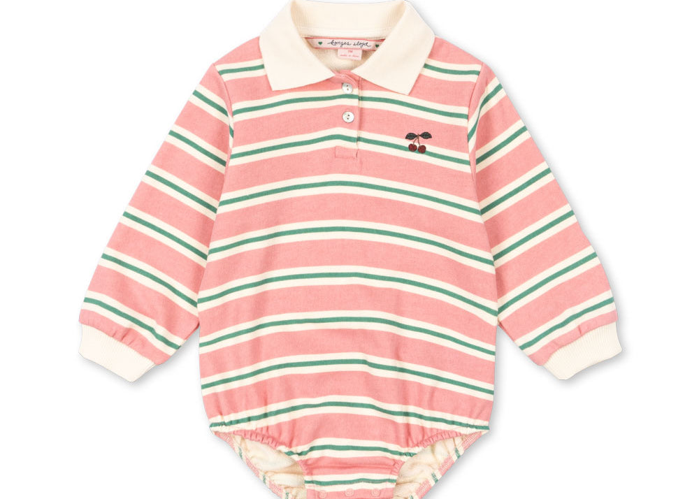 Konges Sløjd A/S Rompere og buksedragter - Jersey blush bound stripe