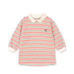 Konges Sløjd A/S Kjoler - Jersey blush bound stripe