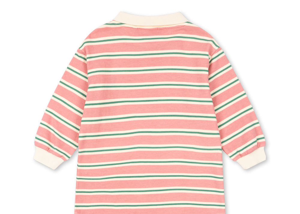 Konges Sløjd A/S Kjoler - Jersey blush bound stripe
