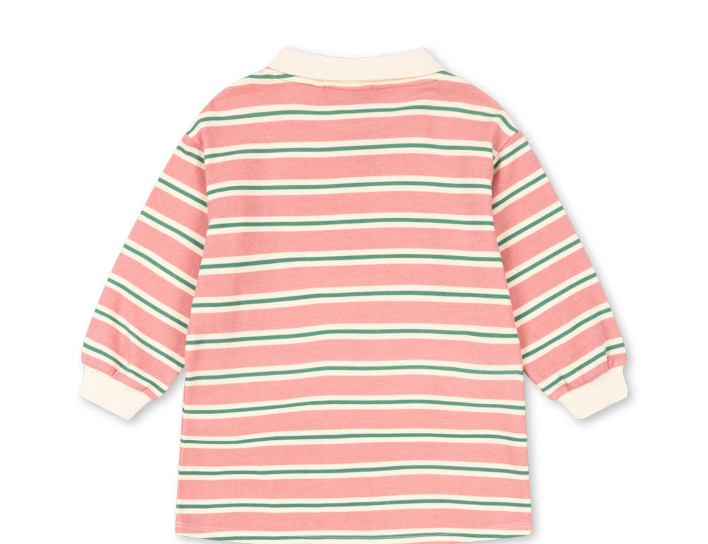 Konges Sløjd A/S JERSEY DRESSES blush bound stripe