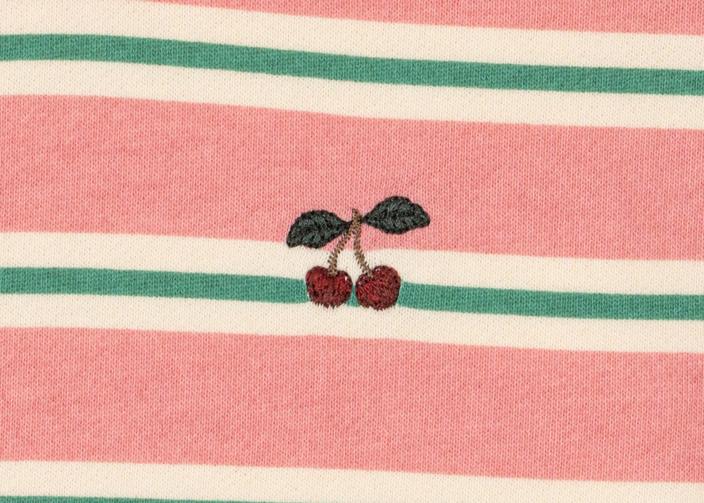 Konges Sløjd A/S Kjoler - Jersey blush bound stripe