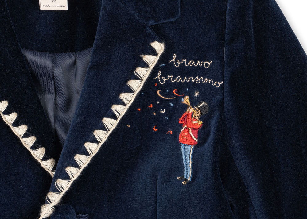 Konges Sløjd A/S Jakker og veste - Vævet navy blazer