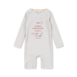 Konges Sløjd A/S UV ONESIES stripe bluie