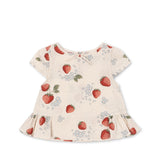 Konges Sløjd A/S WOVEN SHORT SLEEVE SHIRTS marmelade sun