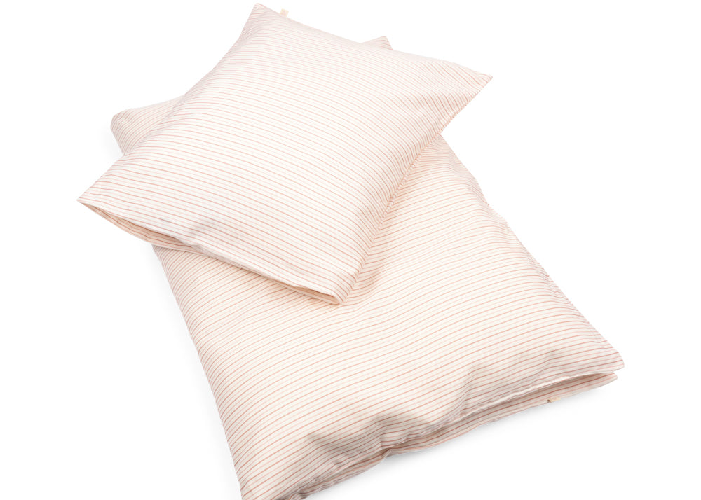 Konges Sløjd A/S BABY BEDDING stripie petite rose