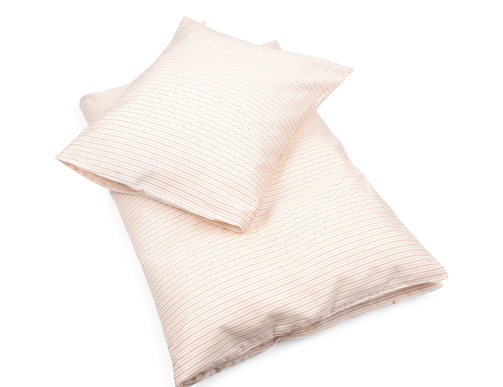 Konges Sløjd A/S BABY BEDDING stripie petite rose