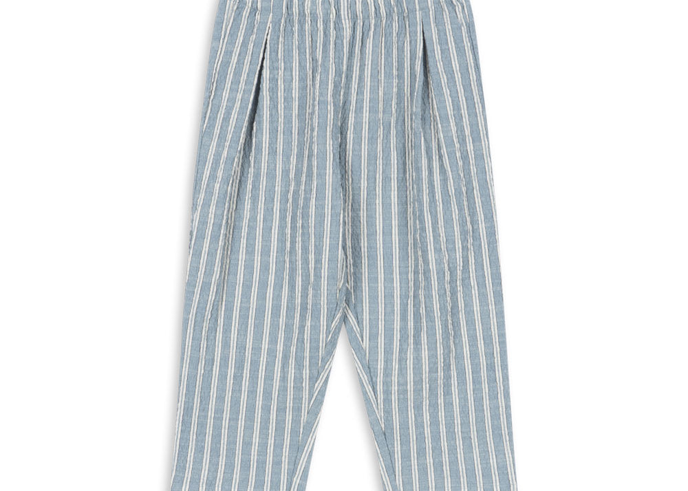 Konges Sløjd A/S WOVEN PANTS trio bleu stripe