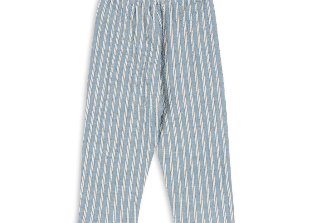 Konges Sløjd A/S WOVEN PANTS trio bleu stripe