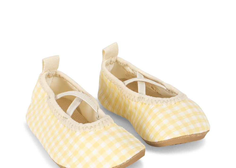 Konges Sløjd A/S Badesko banana almond check