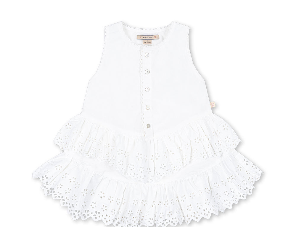 Konges Sløjd A/S WOVEN DRESSES bright white