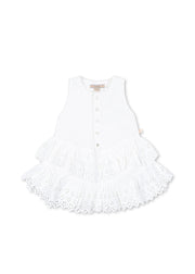 Konges Sløjd A/S WOVEN DRESSES bright white
