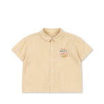 Konges Sløjd A/S WOVEN SHORT SLEEVE SHIRTS sea mist