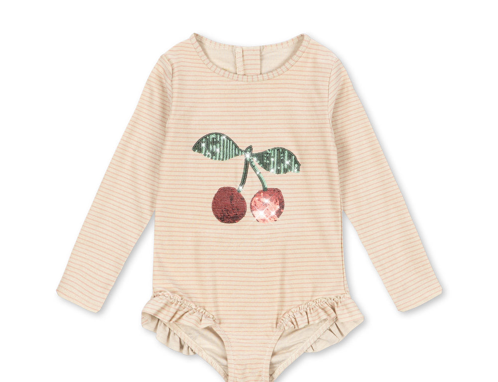 Konges Sløjd A/S SWIMSUITS rose stripe