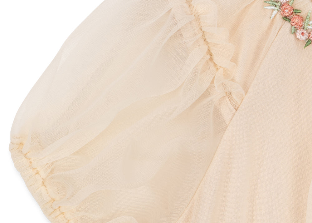 Konges Sløjd A/S WOVEN DRESSES buttercream