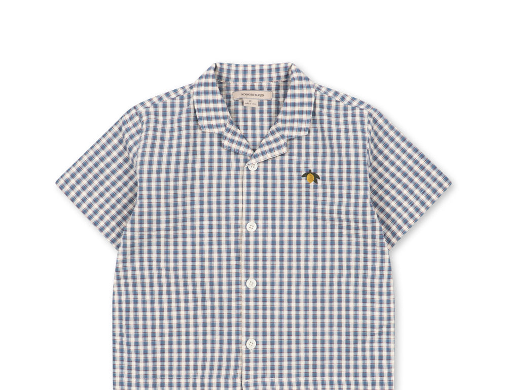 Konges Sløjd A/S WOVEN SHORT SLEEVE SHIRTS captains check