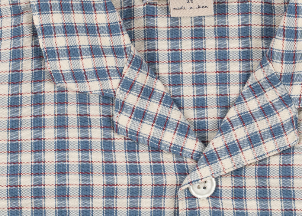 Konges Sløjd A/S Kortærmede bluser - Vævet captains check