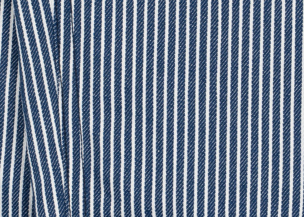 Konges Sløjd A/S WOVEN PANTS blue stripe