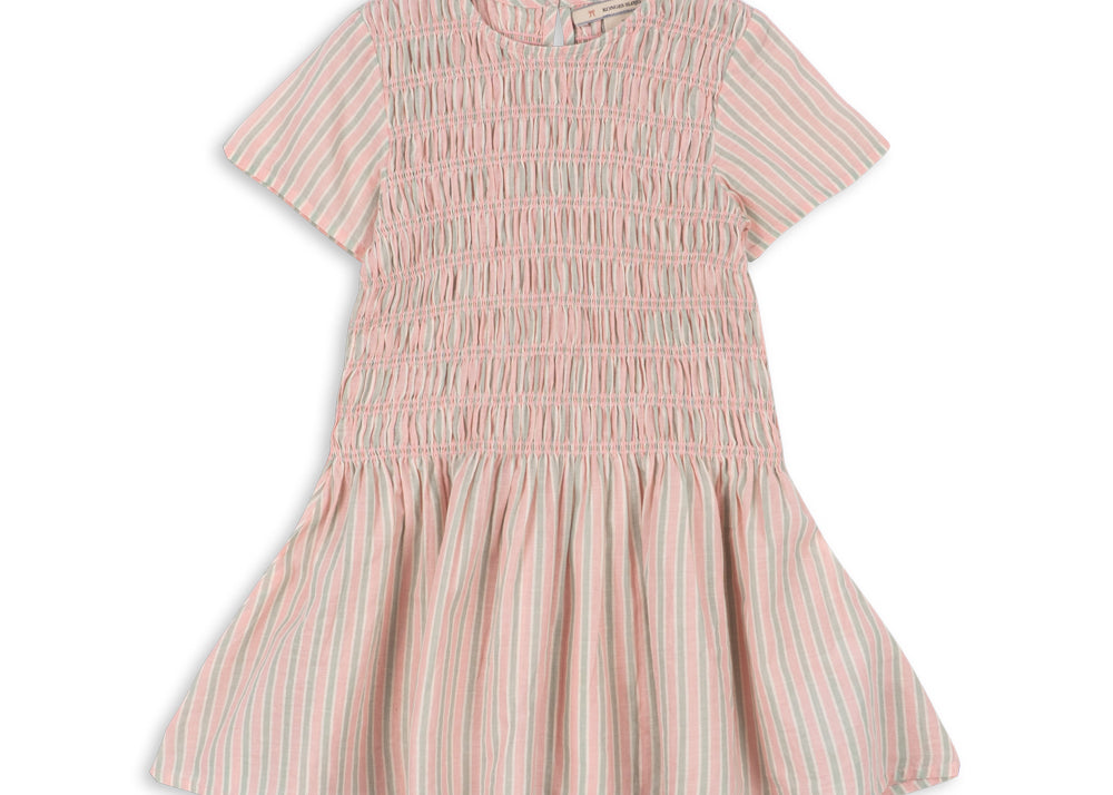 Konges Sløjd A/S WOVEN DRESSES blush stripe