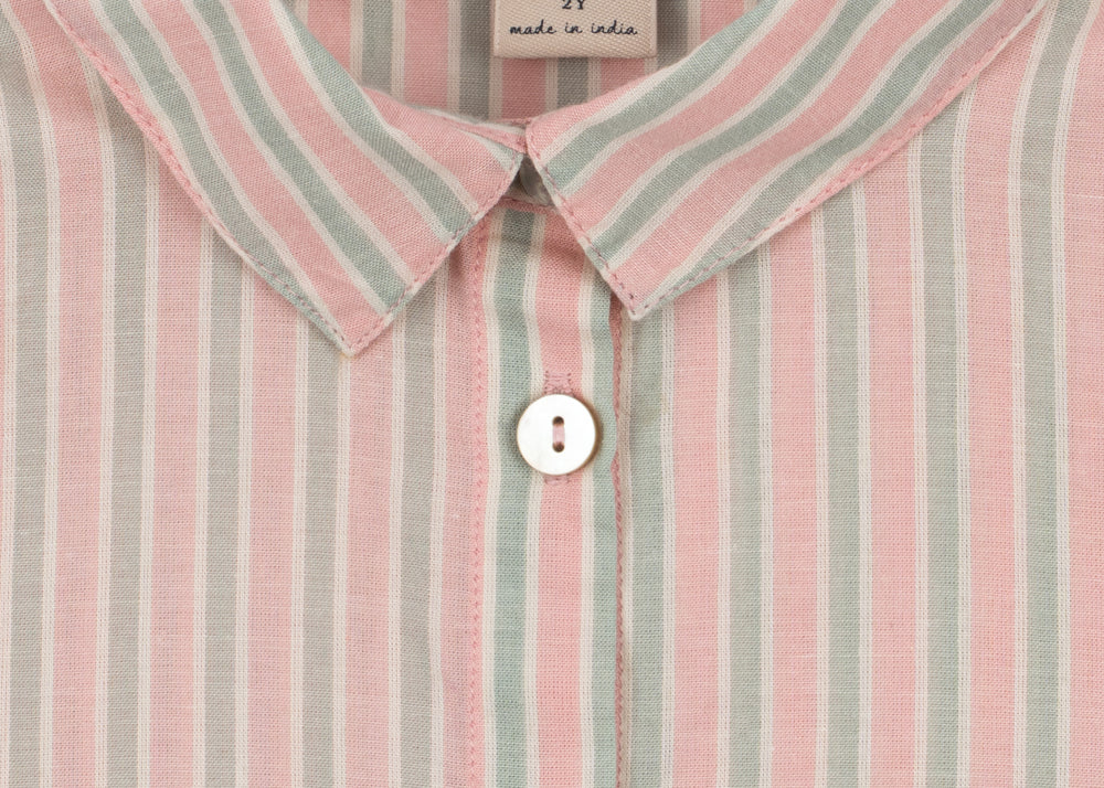 Konges Sløjd A/S Bluser - Vævet blush stripe