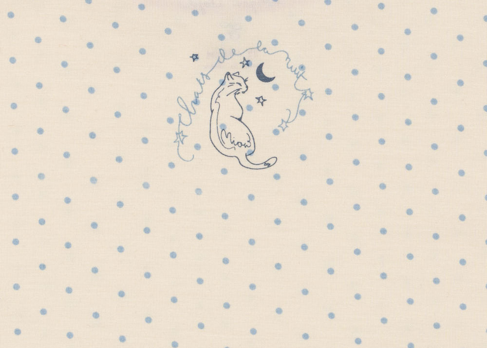 Konges Sløjd A/S Bluser - Jersey blue kitty dot