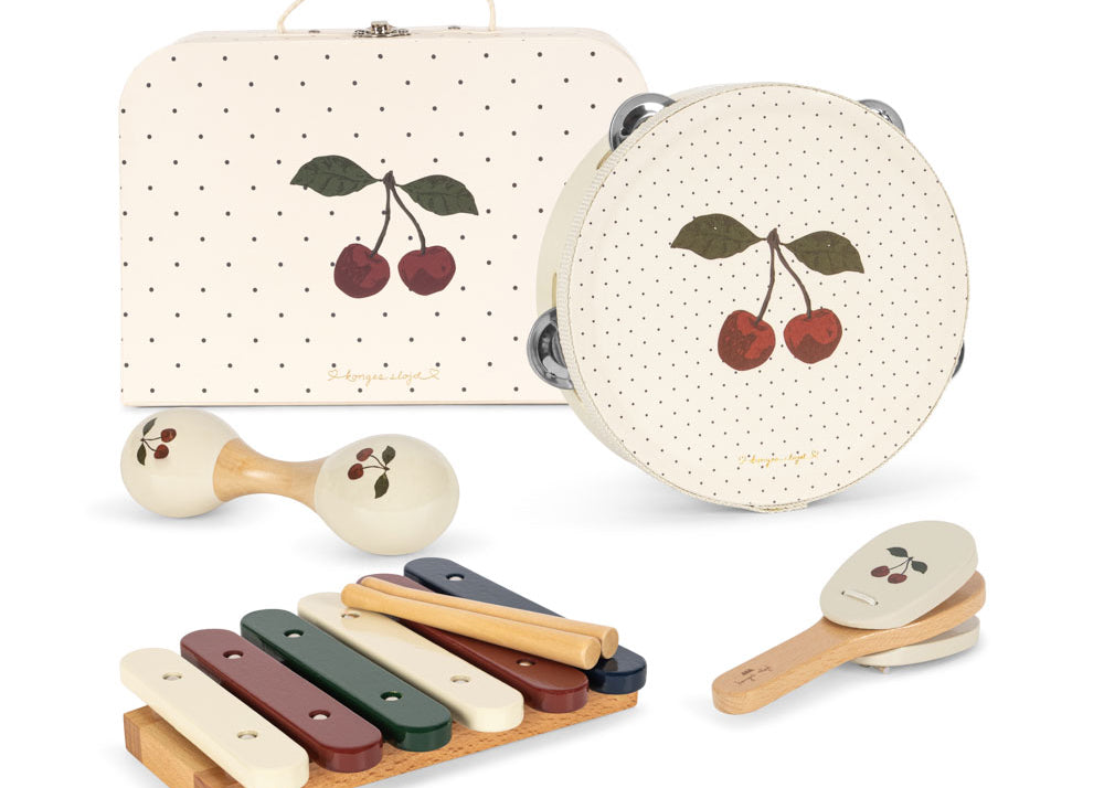 Konges Sløjd A/S Legetøj med musik cherry
