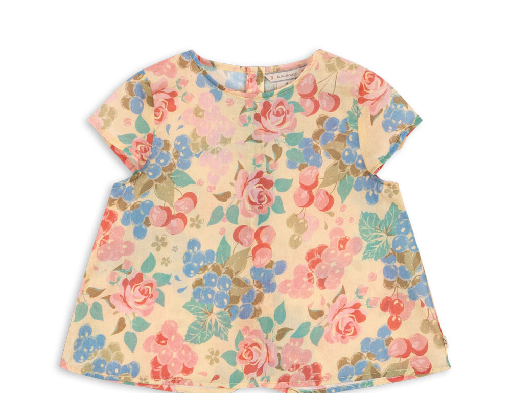 Konges Sløjd A/S WOVEN SHORT SLEEVE SHIRTS bloomiegrape