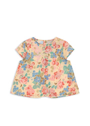 Konges Sløjd A/S Kortærmede bluser - Vævet bloomiegrape