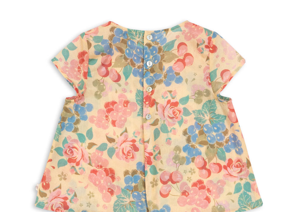 Konges Sløjd A/S Kortærmede bluser - Vævet bloomiegrape