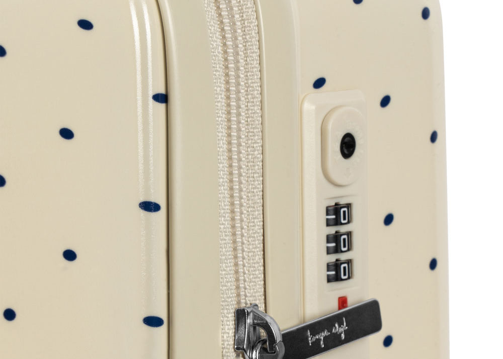 Konges Sløjd A/S Rejsekufferter navy dot